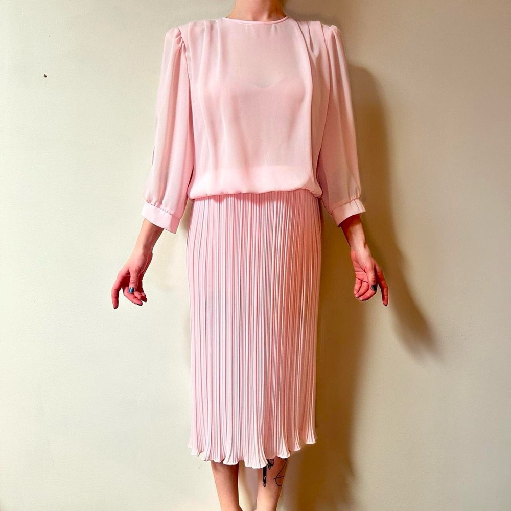 Vintage Pleated Dress